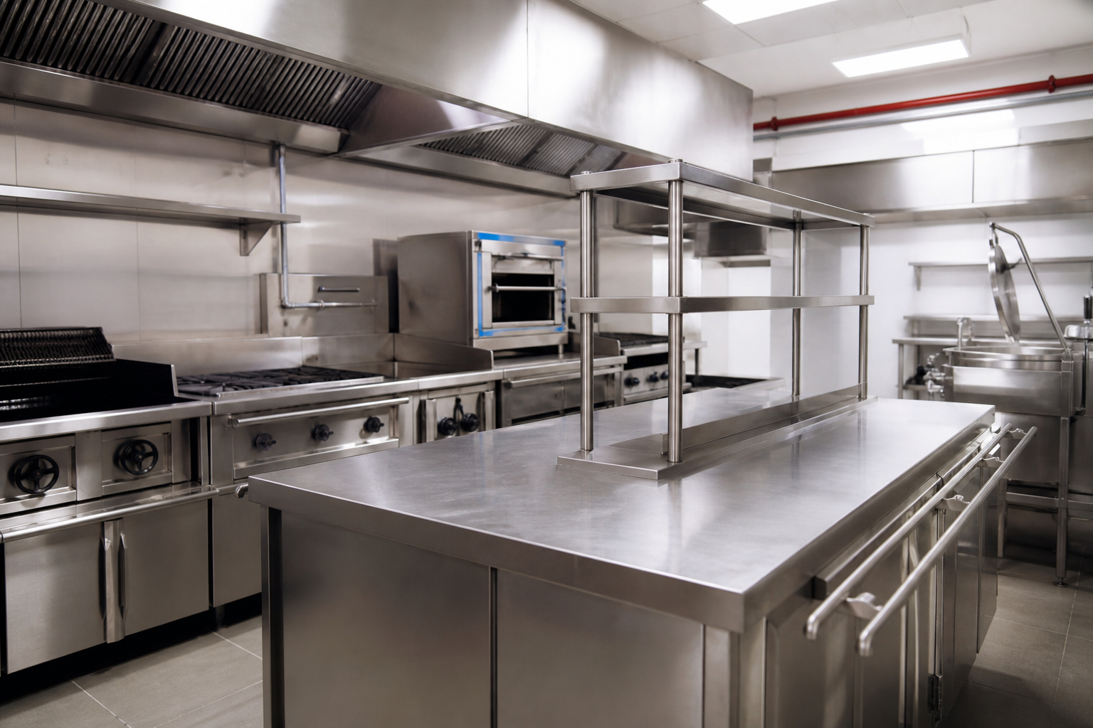 Cocina industrial en inoxidable